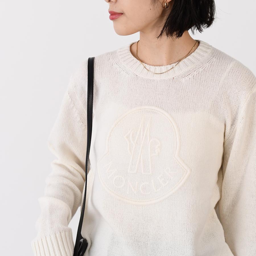 MONCLER（モンクレール） ニット セーター トップス 刺しゅうロゴ