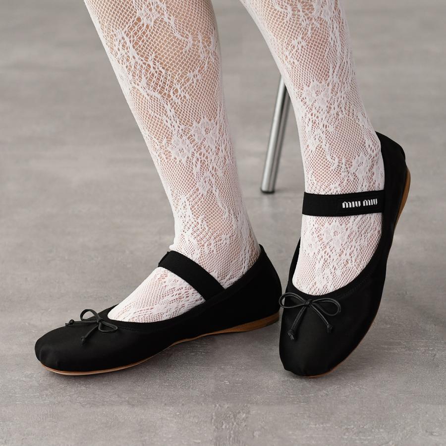 miu miu（ミュウミュウ） シューズ バレエシューズ サテンバレリーナ