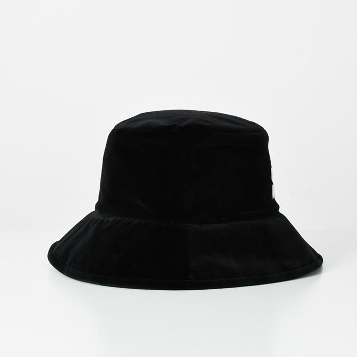 miu miu（ミュウミュウ） ロゴ ベルベットバケットハット 帽子