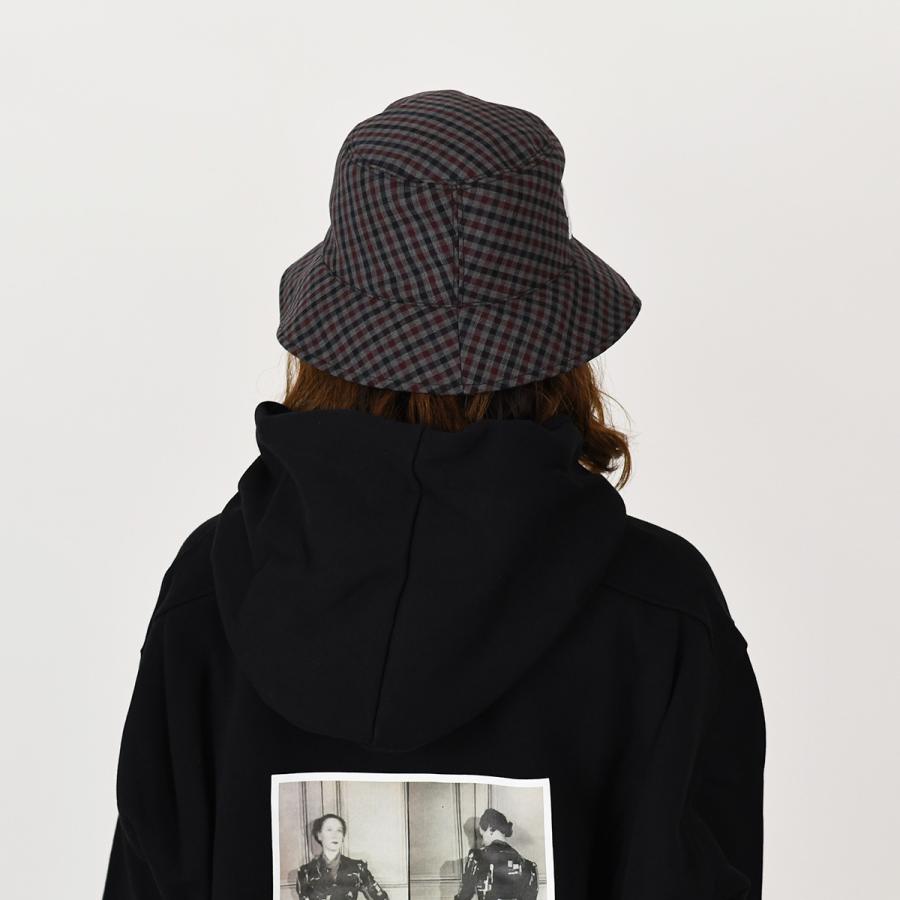 miu miu（ミュウミュウ） 帽子 ハット ギンガムチェック バケット