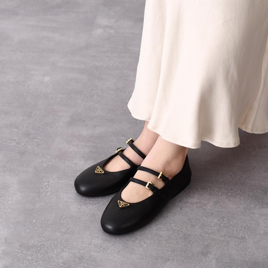 PRADA（プラダ） フラットシューズ バレエシューズ ナッパレザー