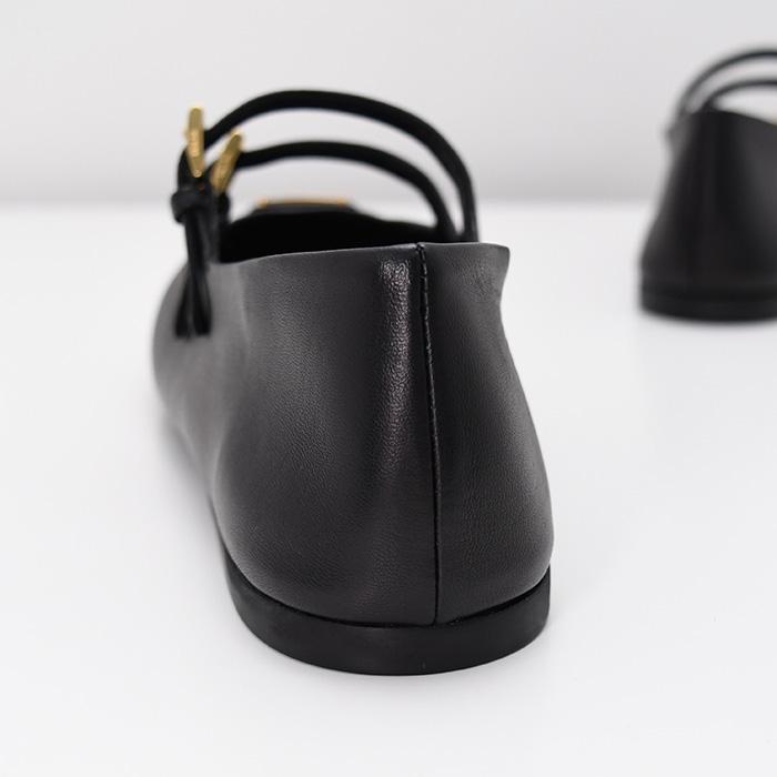 PRADA（プラダ） フラットシューズ バレエシューズ ナッパレザー