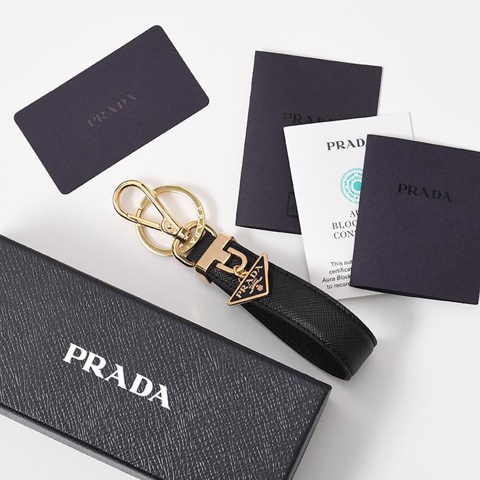 PRADA（プラダ） キーチャーム キーリング サフィアーノレザー 1PP185