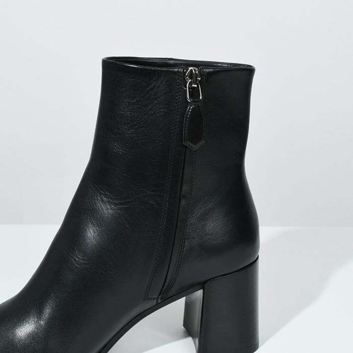 PRADA（プラダ） ブーティー 靴 レザー 1T232N 070 ブーツ BLACK