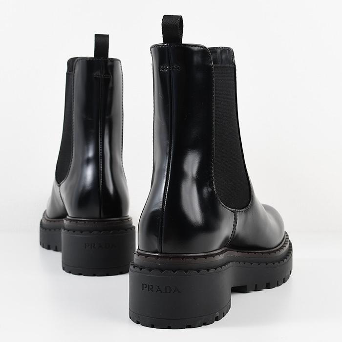 PRADA（プラダ） ブーツ シューズ レザー チェルシーブーツ 1T744N ULR