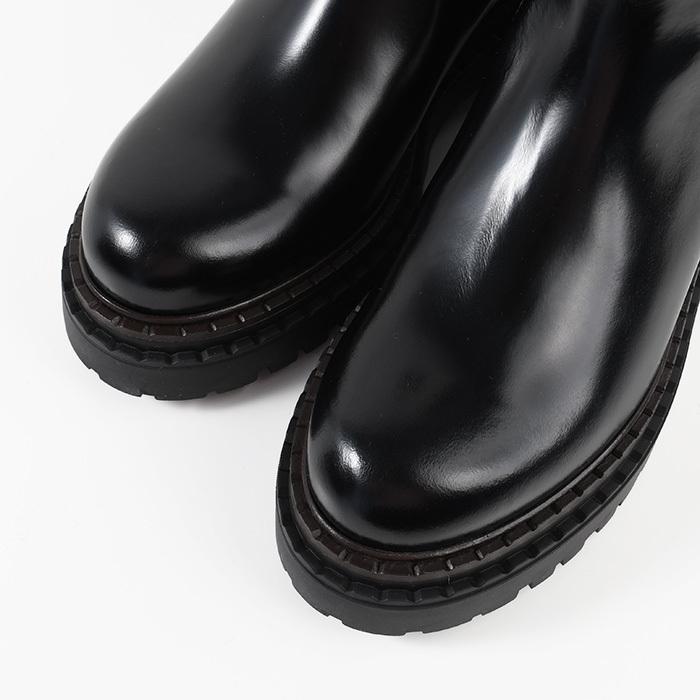 PRADA（プラダ） ブーツ シューズ レザー チェルシーブーツ 1T744N ULR