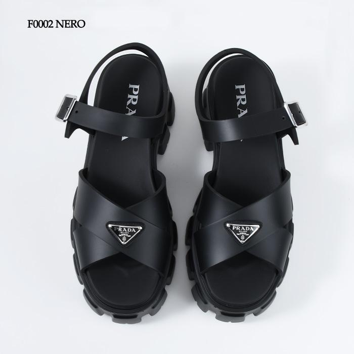 PRADA（プラダ） モノリス ラバー サンダル シューズ 1X382N 3LKK