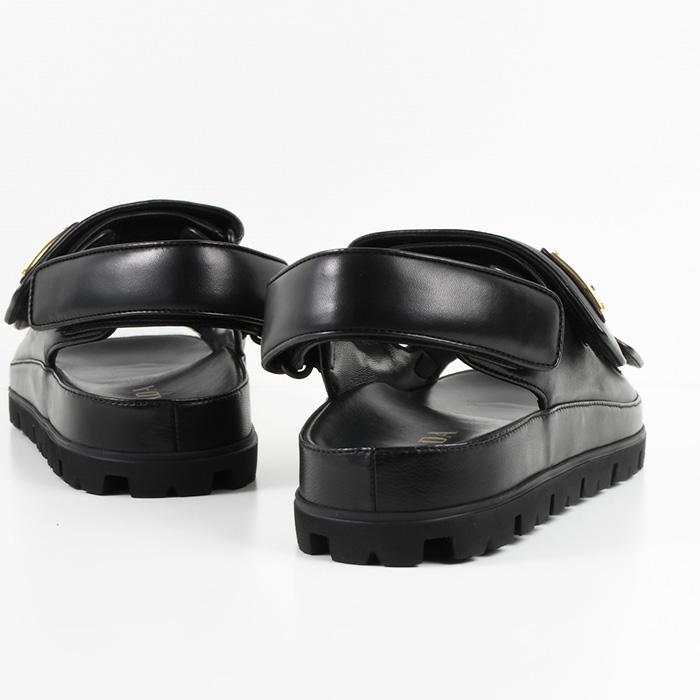 PRADA（プラダ） サンダル フラットサンダル 1X416N038 ナッパレザー