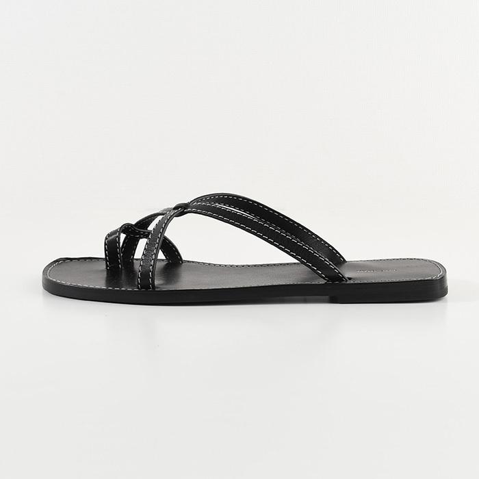 THE ROW（ザ ロウ） フラットサンダル Link レザーサンダル レディース