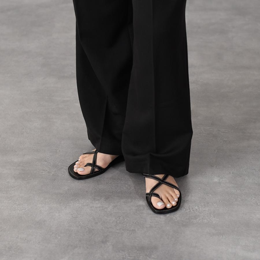 THE ROW（ザ ロウ） フラットサンダル Link レザーサンダル レディース