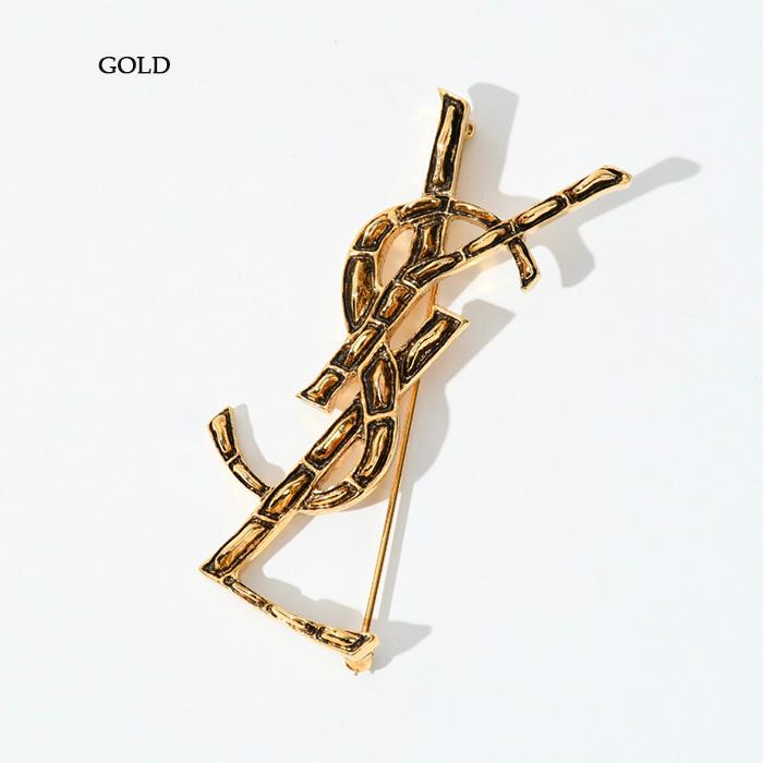 SAINT LAURENT サンローラン ブローチ アクセサリー オピウムYSL
