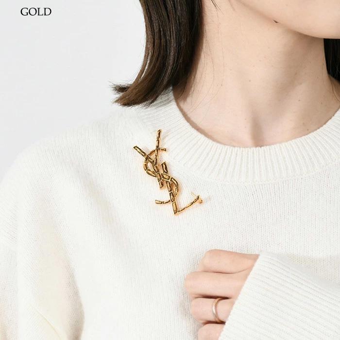 SAINT LAURENT サンローラン ブローチ アクセサリー オピウムYSL
