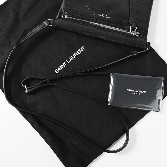 SAINT LAURENT サンローラン バッグ フラット ショルダーバッグ 581697
