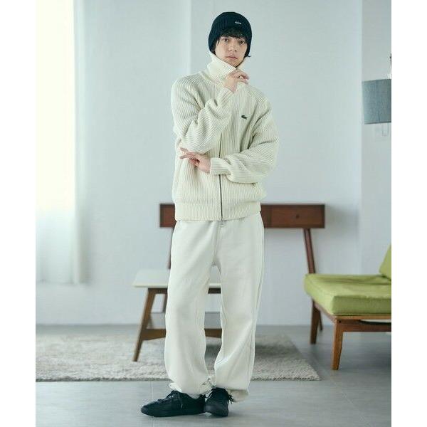 LACOSTE（ラコステ） ミドルゲージハイネックジップウールセーター