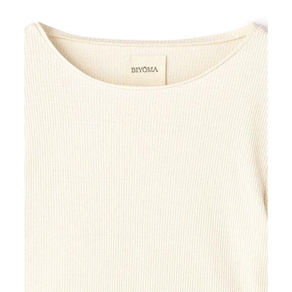 BIYOMA（ビヨーマ） SILK RIB LONG SLEEVE PULLOVER : タカシマヤ