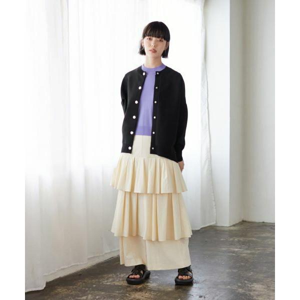 LANVIN en Bleu / ランバン オン ブルー ティアードキュロットパンツ