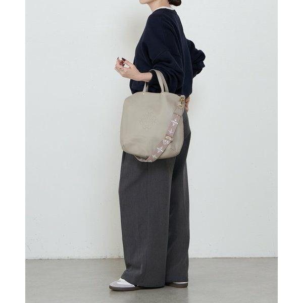 russet（ラシット） スリム2WAYトートバッグ <エンボスモノグラム