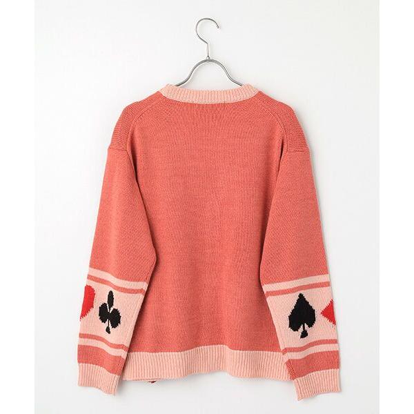 PINK HOUSE（ピンクハウス） うさぎ顔ぐるみモチーフ付きニット