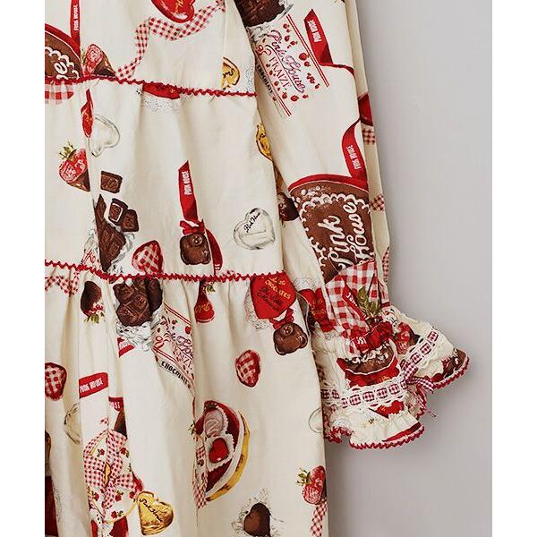 PINK HOUSE（ピンクハウス） スウィートメモリーズプリントミディ