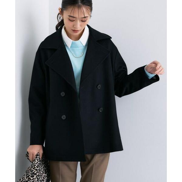 INDIVI（インディヴィ） 【軽やか／ゆったり】ウール混ショート