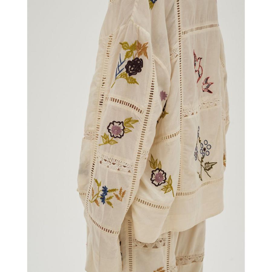 TODAYFUL Embroidery Patchwork Shirts エンブロイダリーパッチワーク