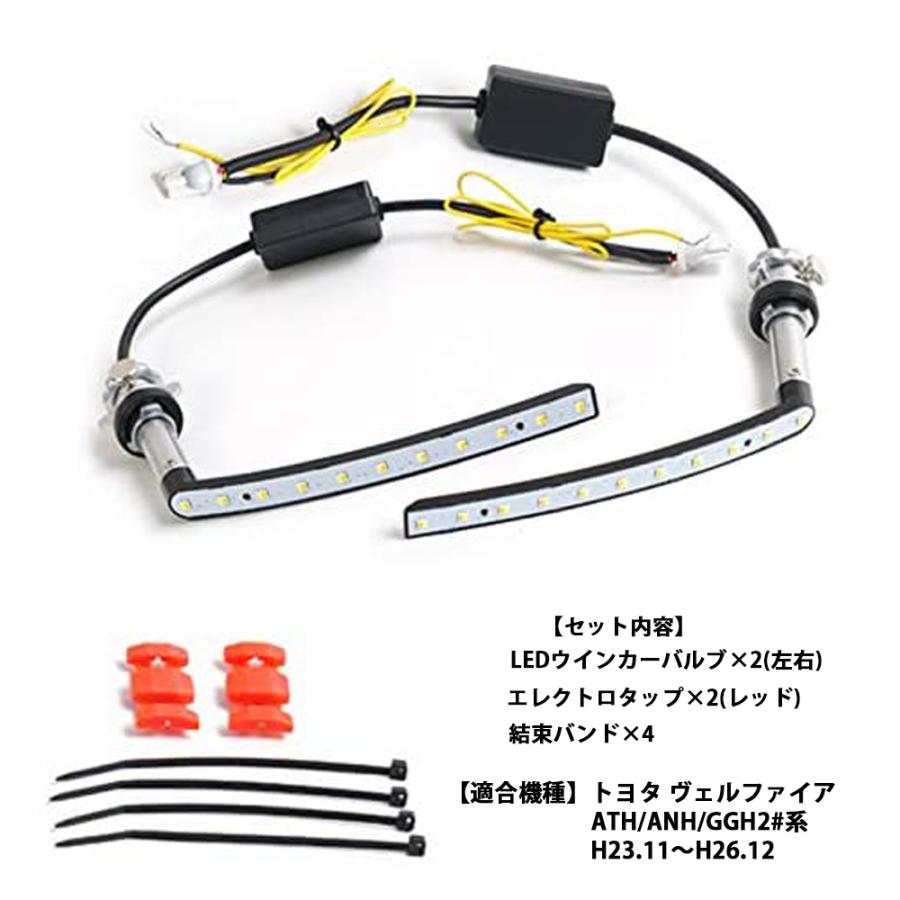 e-auto fun ヴェルファイア 20系 LED ポジションランプ シーケンシャル