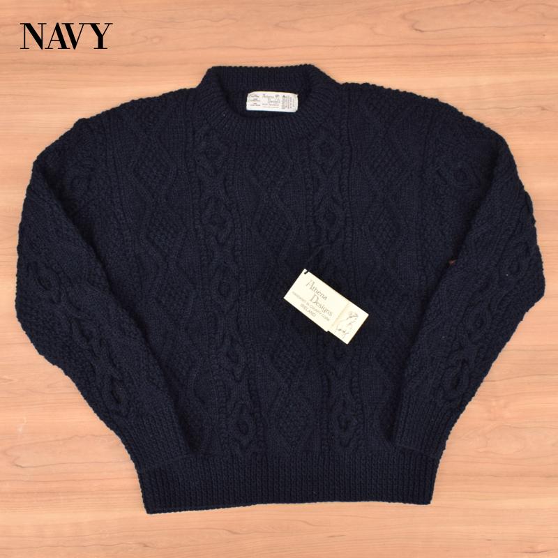 ATHENA DESIGNS(アテナデザイン)【MADE IN IRELAND】 ARAN SWEATER