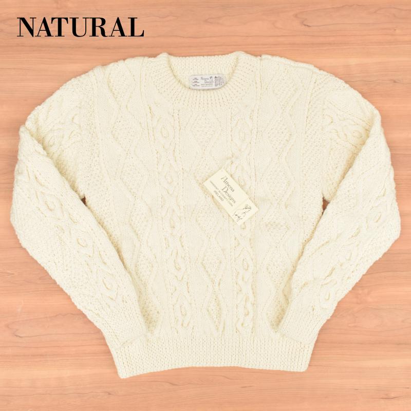 ATHENA DESIGNS(アテナデザイン)【MADE IN IRELAND】 ARAN SWEATER