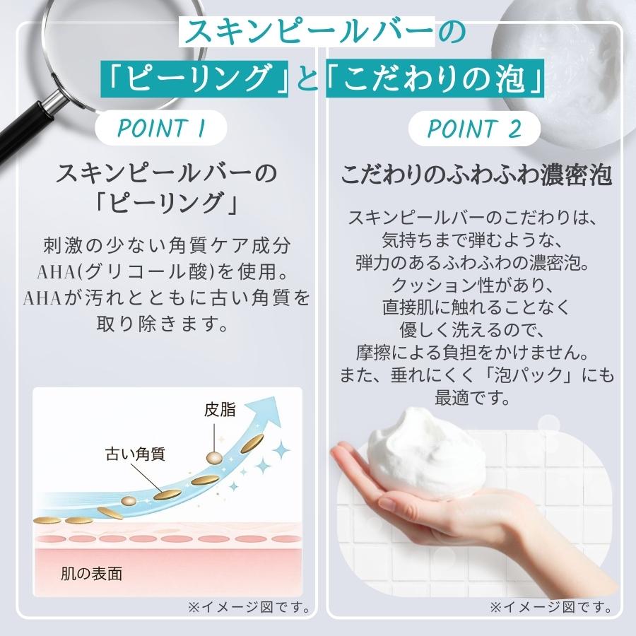 サンソリット スキンピールバーAHA マイルド 青 135g : セラフィー