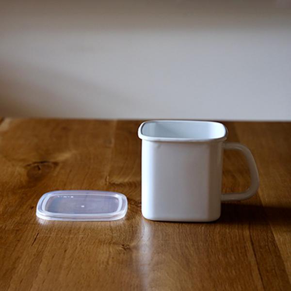 野田琺瑯（noda horo） 保存容器 持ち手付ストッカー 角型L 密閉