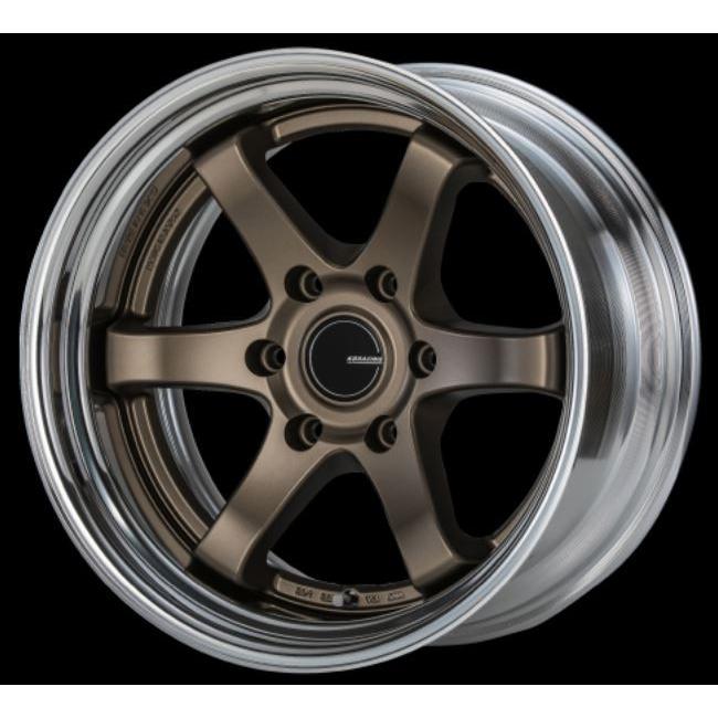 舞杏(カズキオート) KBレーシング2 グロッシーブロンズ 17インチ【厳選