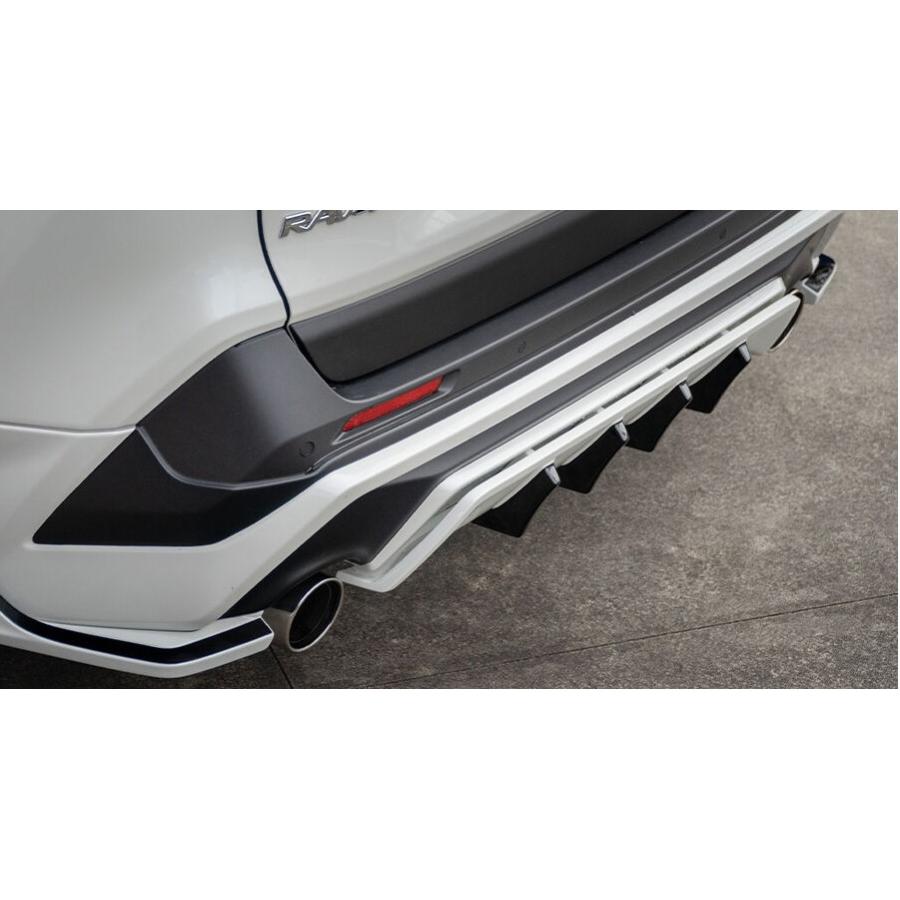 50系RAV4 【TRDエアロ専用】リアディフューザー未塗装 ダブルエイト