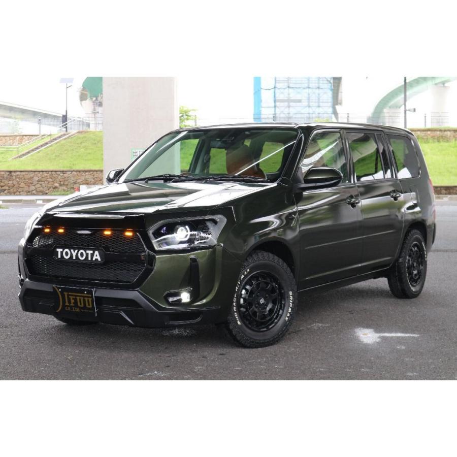 160系プロボックス ブラックカスタムLEDヘッドライト【Dynasty・IFUU