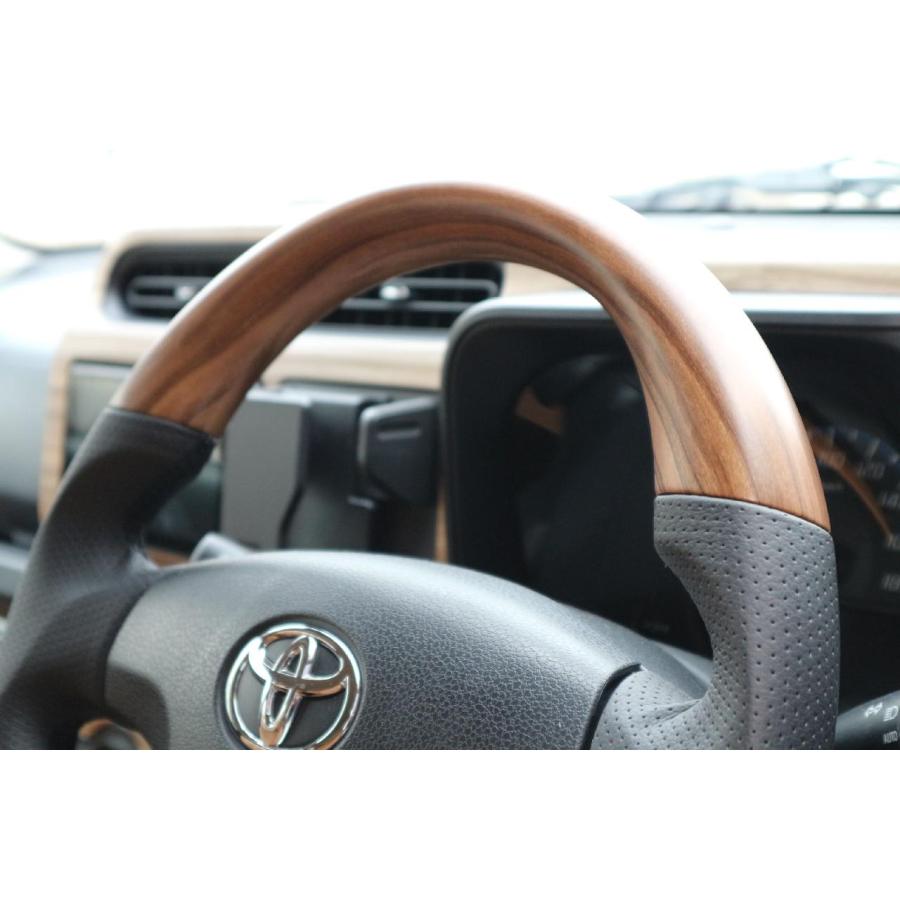 160系プロボックス/サクシード本革ガングリップD型ステアリング