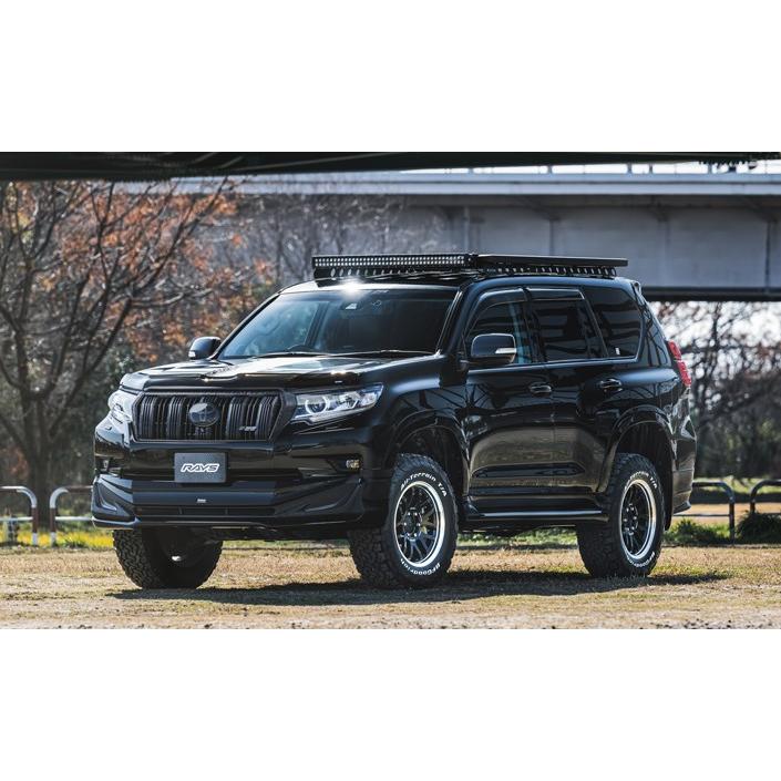 レイズ A・LAP07X ブラックリムDC 18インチ【265/60R18ホイールタイヤ