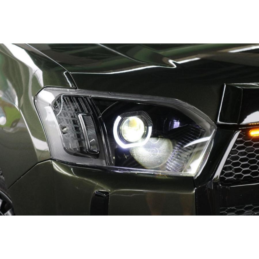 160系プロボックス ブラックカスタムLEDヘッドライト【Dynasty・IFUU