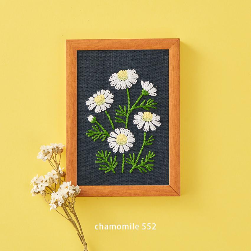 戸塚刺繍キット フレームキット ワイルドフラワー | ミモザ ローズ