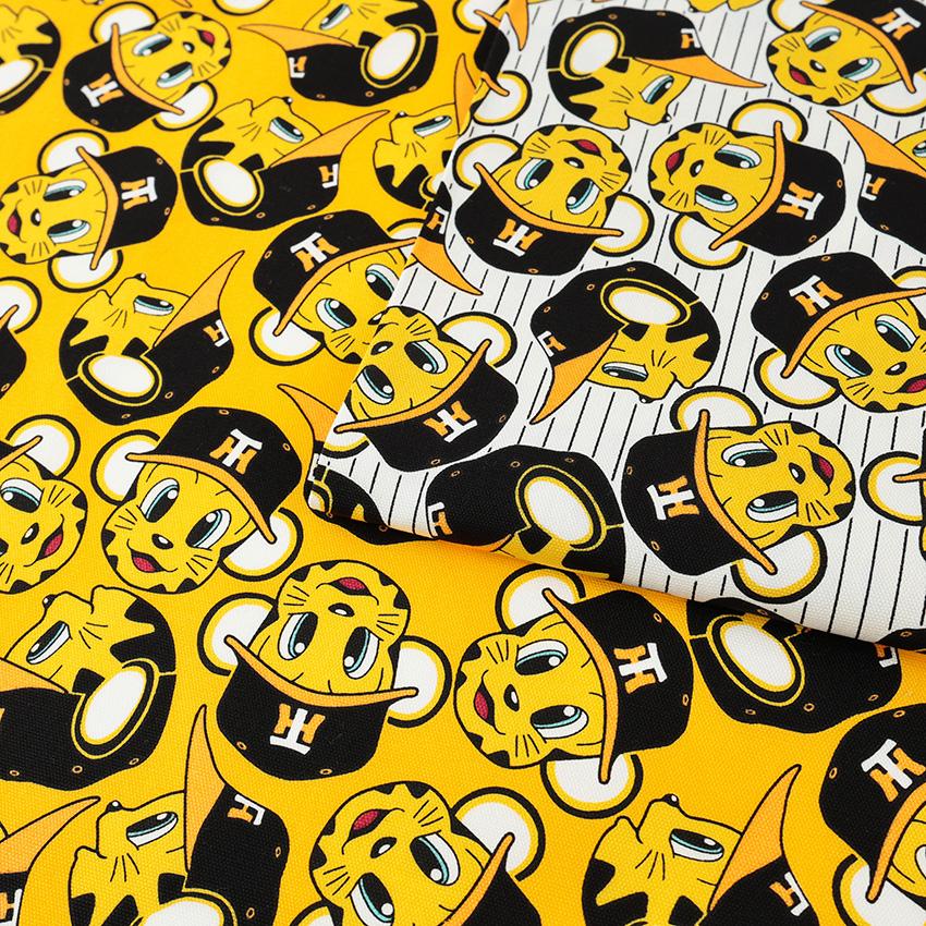 阪神タイガース トラッキー柄 オックス 50cm単位｜切売り 切り売り