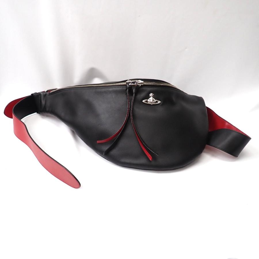 FtTh636871 ヴィヴィアンウエストウッド ボディバッグ パンク ブラック