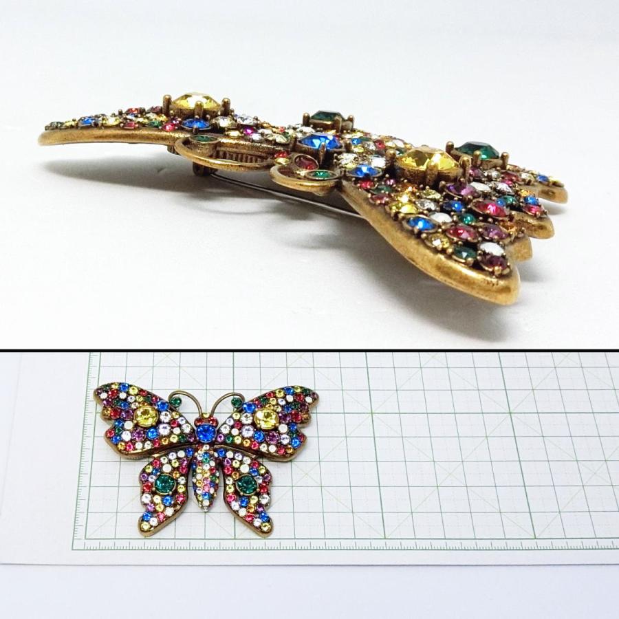 GUCCI（グッチ） 【送料無料】グッチ バタフライモチーフ ブローチ