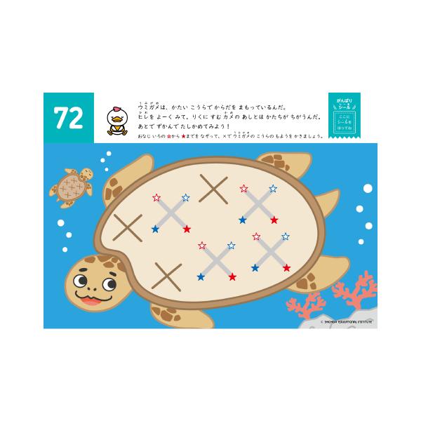 七田式 せんがきプリント しちだっくと たのしい いちねんかん : しち