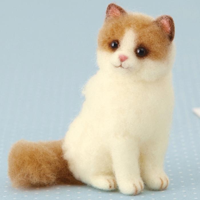 ラグドール 手作りキット フェルトマスコット フェルト手芸 猫