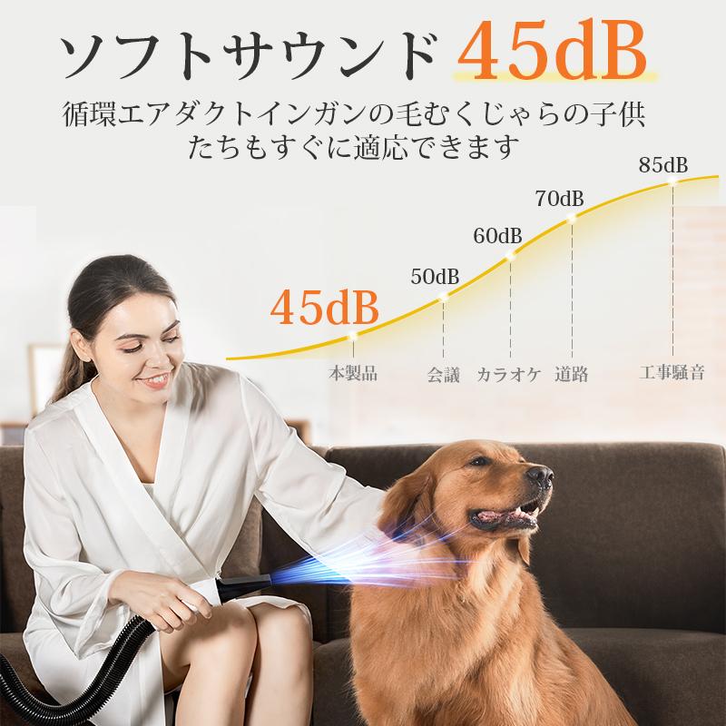 ペットドライヤー 犬用 猫 Petaboo正規品【一年保証】99段風速 静音 速