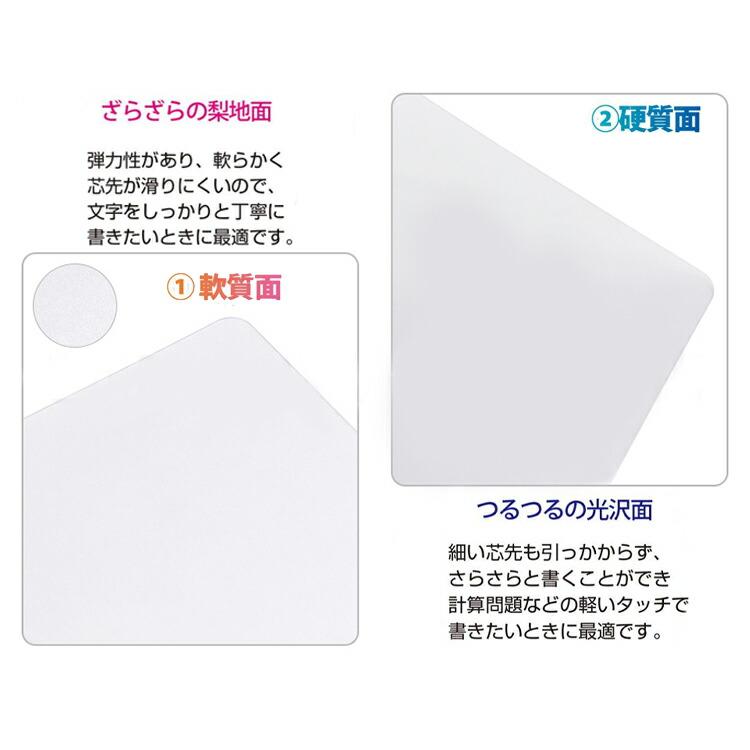 やわカタ下敷き B5サイズ ソニック sonic SK-4081-T 透明 下敷 下じき