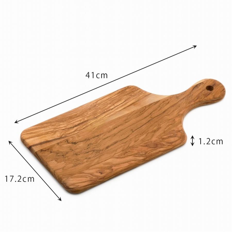 オリーブ 手付 カッティングボード L オリーブの木 まな板 テーブル 木