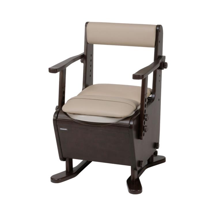 パナソニック ポータブルトイレ 座楽 ベーシック PN-L23306 家具調トイレ <座楽> ベーシック / PN-L23306 プラスチック便座