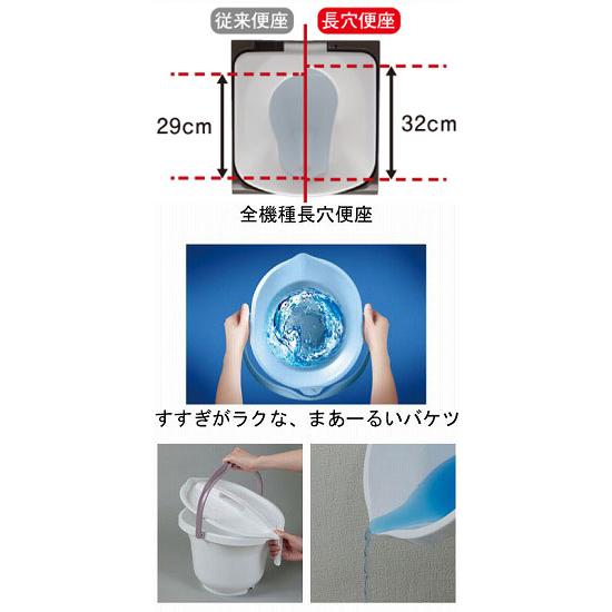 パナソニック ポータブルトイレ 座楽 ベーシック PN-L23306 家具調トイレ <座楽> ベーシック / PN-L23306 プラスチック便座
