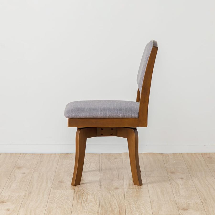 ダイニングチェア スプレッド 回転背張チェア WN(玄関先お渡し