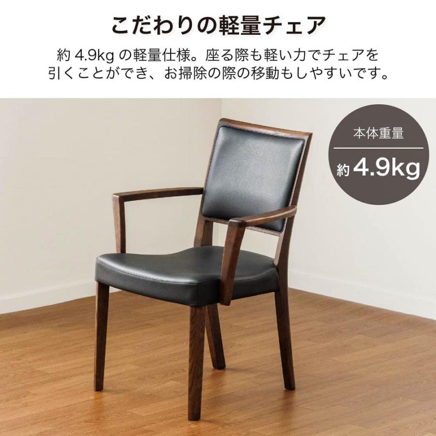 地域限定】 ダイニングチェア ダンテアームチェア(肘付) C19720