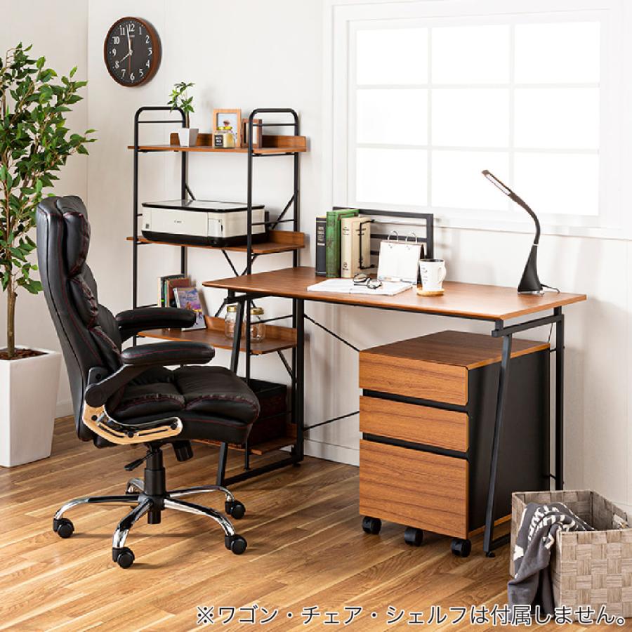 パソコンデスク 幅120 奥行60 高さ75 PCデスク ワークデスク 学習 机